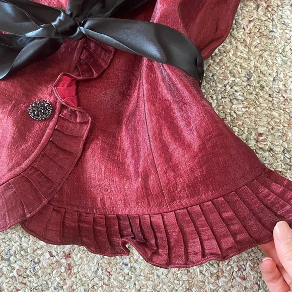 NWOT 🎉 Dress Barn Collections Ruffled Jacket - Picture 4 of 15